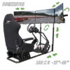 D-RS 300 racing simulator cockpit foot pedal systemrig, chair, seat play seat 1